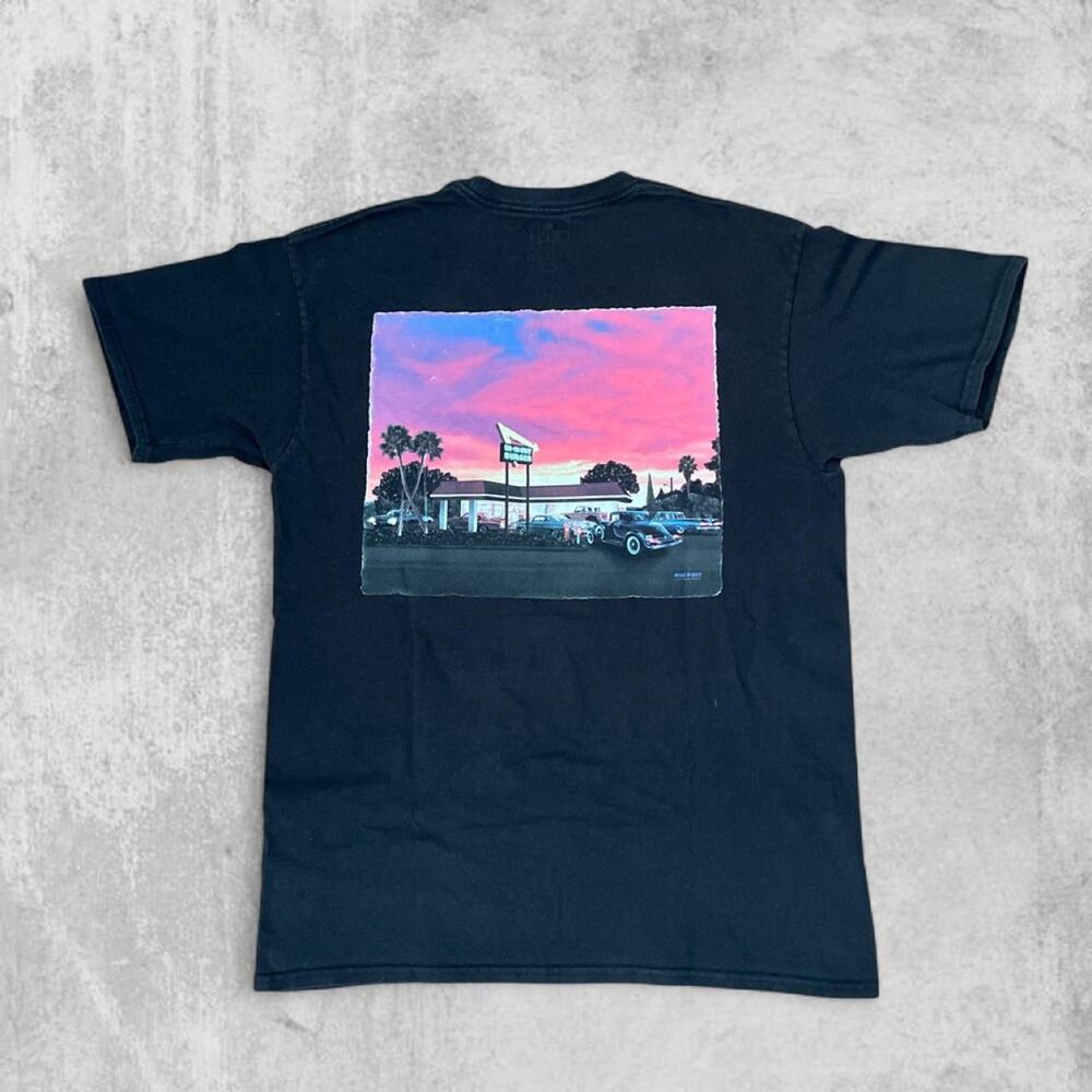 In-N-Out Burger Mike Rider Graphic Tee Mens Medium Black Collector Shirt